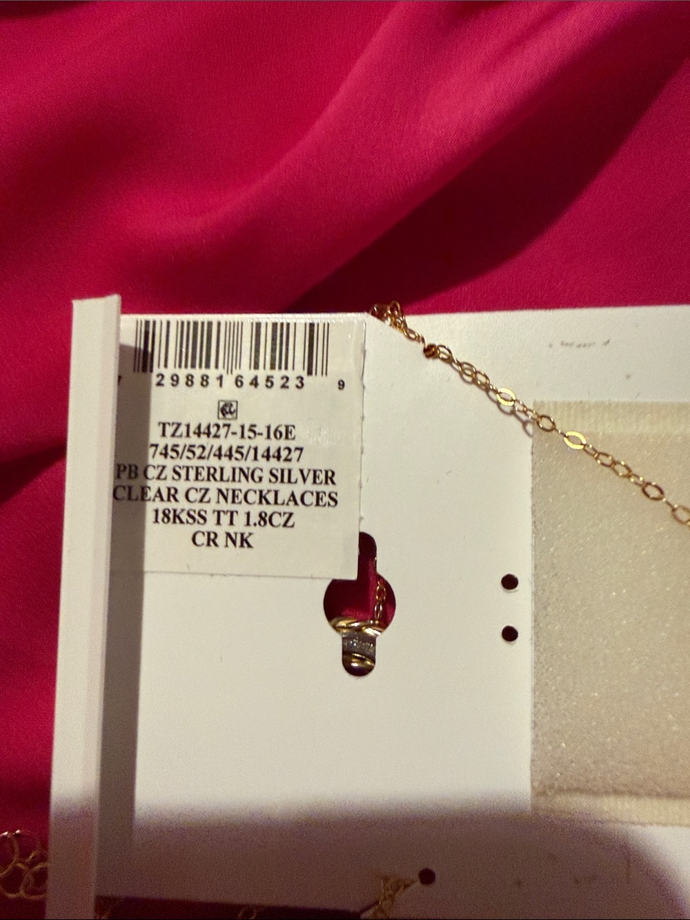 Giani Bernini Two-Tone Gold and Silver Woven Circle Necklace - Picture 4 of 5